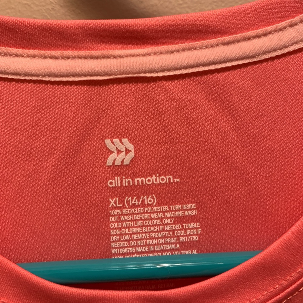 All in Motion Pink Activewear Top